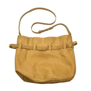 Madewell The Florence Drawstring Leather Bucket bag